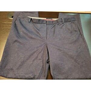 Tommy Hilfiger Women's Size 14 Dress Pants Gray Blue Textured Stretch Trousers